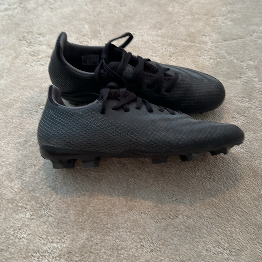 Black Boys Adidas Soccer Shoes